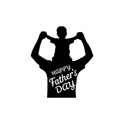Dad 32 — Dad shape SVG cut file