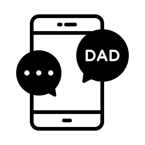 Dad 34 — Dad shape SVG cut file