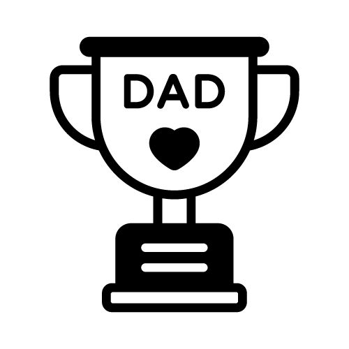 Dad 37 — Dad shape SVG cut file