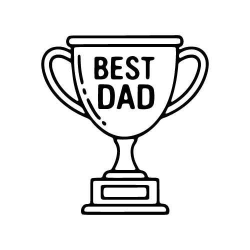 Dad 40 — Dad shape SVG cut file