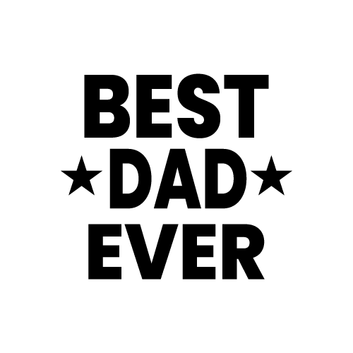 Dad 43 — Dad shape SVG cut file
