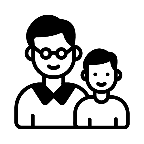 Dad 46 — Dad shape SVG cut file