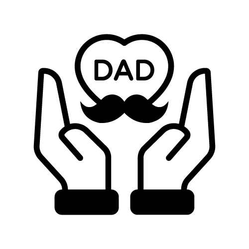 Dad 47 — Dad shape SVG cut file