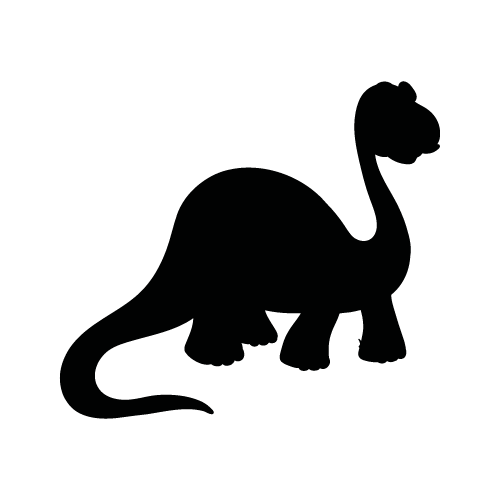 Dinosaur 03 — Dinosaur shape SVG cut file