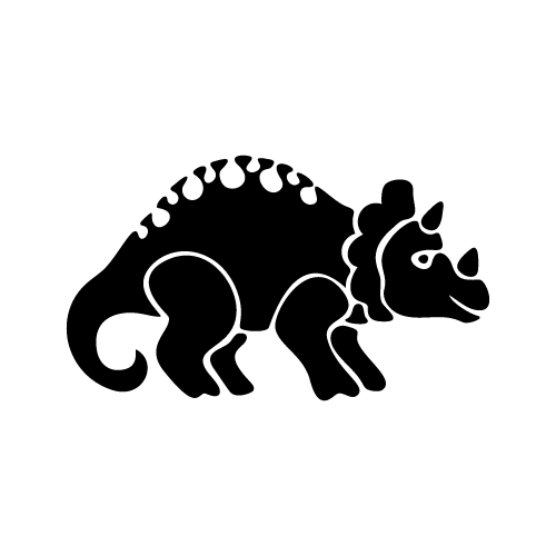 Dinosaur 24 — Dinosaur shape SVG cut file