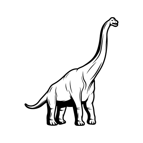 Dinosaur 26 — Dinosaur shape SVG cut file