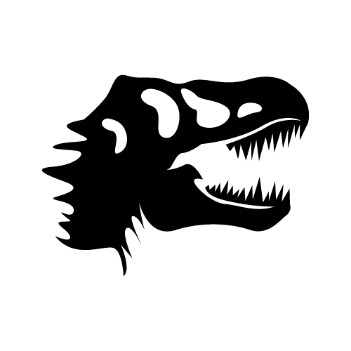 Dinosaur 33 — Dinosaur shape SVG cut file