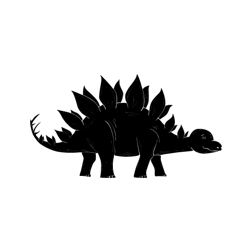 Dinosaur 34 — Dinosaur shape SVG cut file