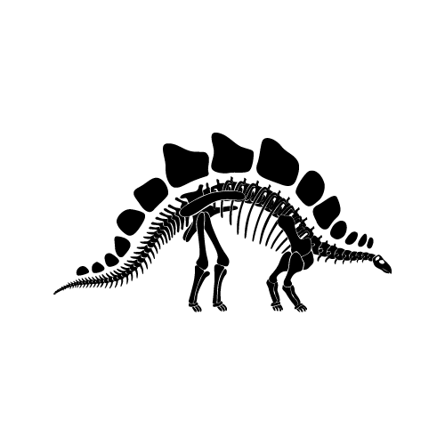 Dinosaur 37 — Dinosaur shape SVG cut file