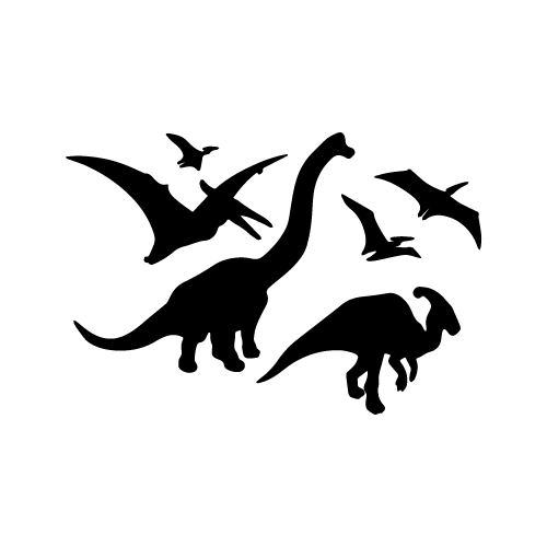 Dinosaur 42 — Dinosaur shape SVG cut file