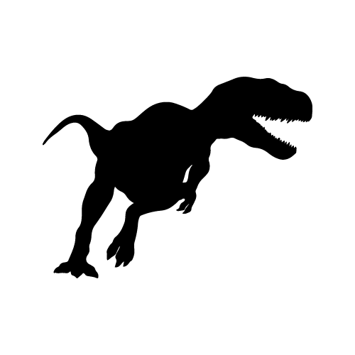 Dinosaur 43 — Dinosaur shape SVG cut file