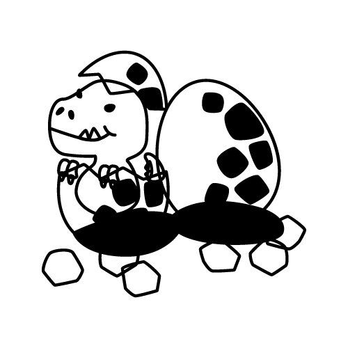 Dinosaur 45 — Dinosaur shape SVG cut file
