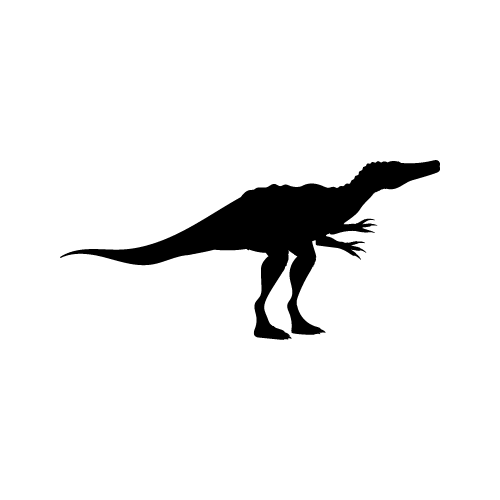 Dinosaur 47 — Dinosaur shape SVG cut file