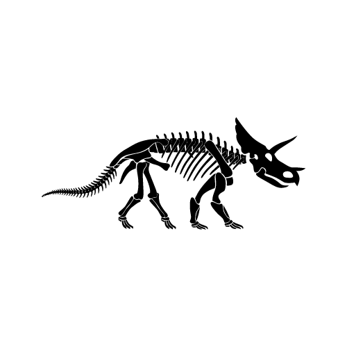 Dinosaur 49 — Dinosaur shape SVG cut file