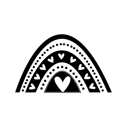Rainbow 46 — Rainbow shape SVG cut file