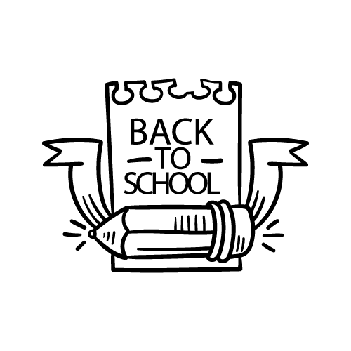 School 20 — School shape SVG cut file