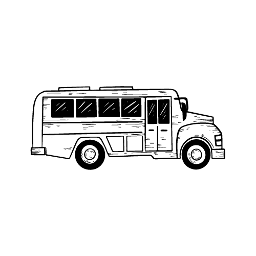 School 44 — School shape SVG cut file