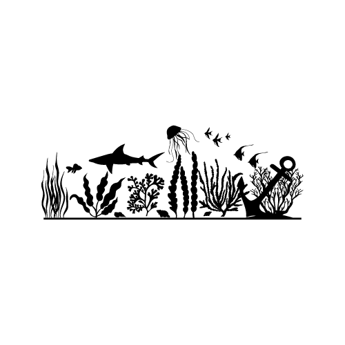Sea 38 — Sea shape SVG cut file