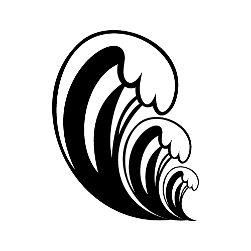 Sea 46 — Sea shape SVG cut file
