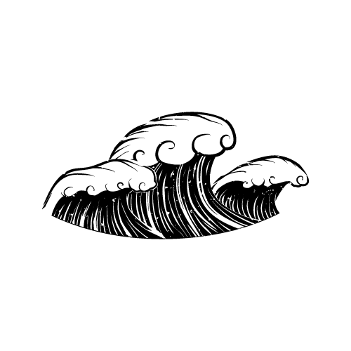Sea 50 — Sea shape SVG cut file