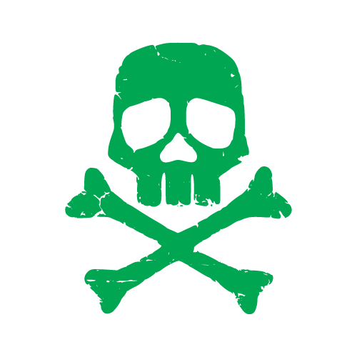 Skeleton 23 — Skeleton shape SVG cut file
