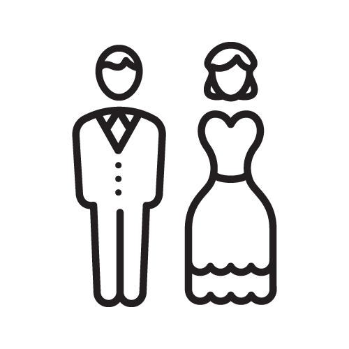 Wedding 36 — Wedding shape SVG cut file