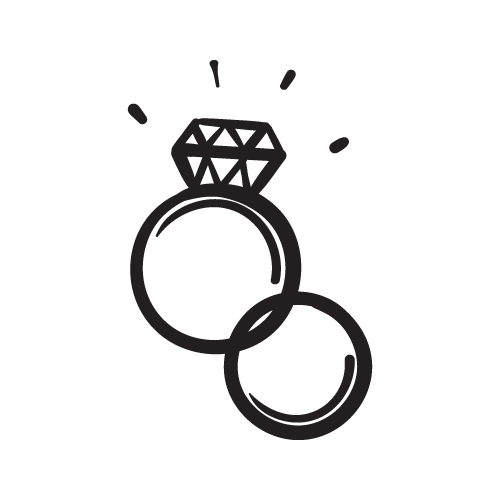 Wedding 49 — Wedding shape SVG cut file