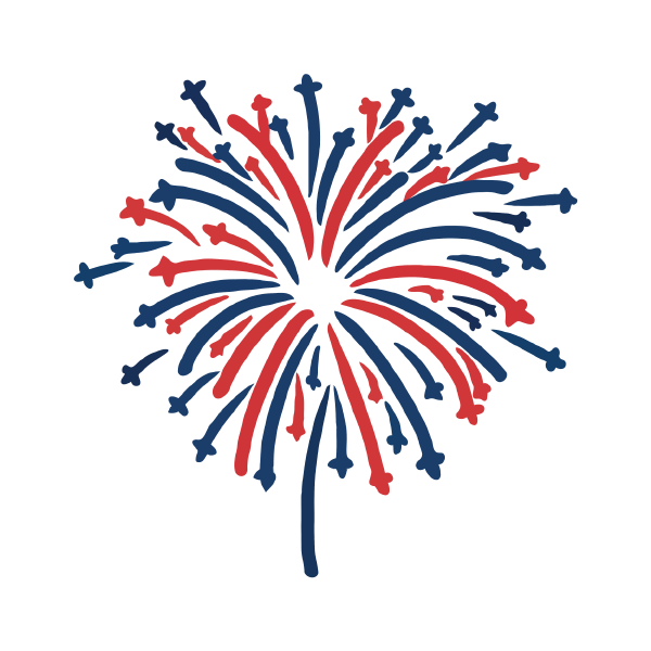 4th of July 02 — 4th of July sticker SVG cut file