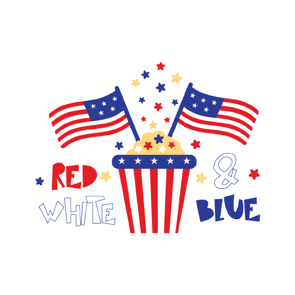 4th of July 17 — 4th of July sticker SVG cut file
