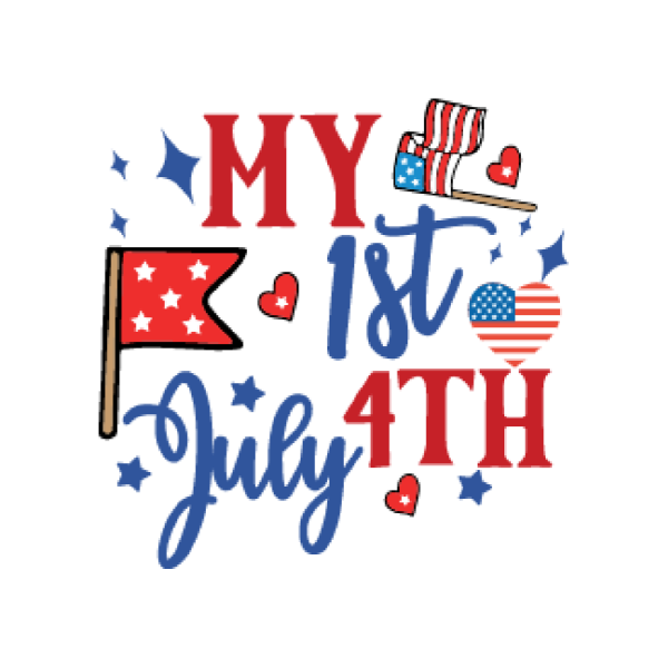 4th of July 19 — 4th of July sticker SVG cut file