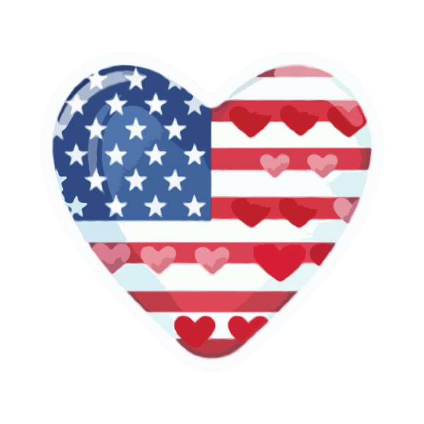 4th of July 03 — 4th of July sticker SVG cut file