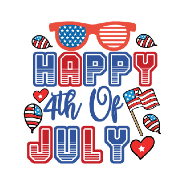 4th of July 38 — 4th of July sticker SVG cut file