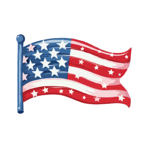 4th of July 44 — 4th of July sticker SVG cut file