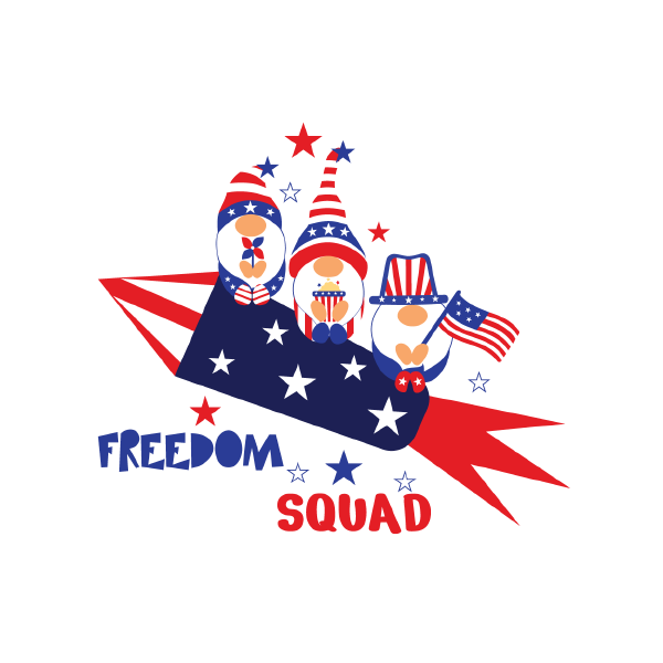 4th of July 45 — 4th of July sticker SVG cut file