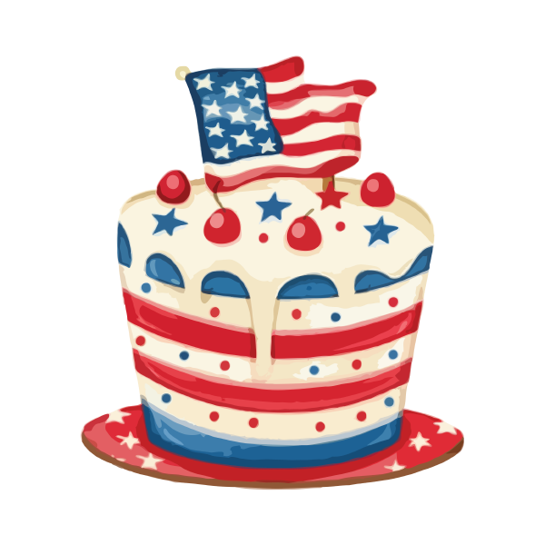 4th of July 46 — 4th of July sticker SVG cut file