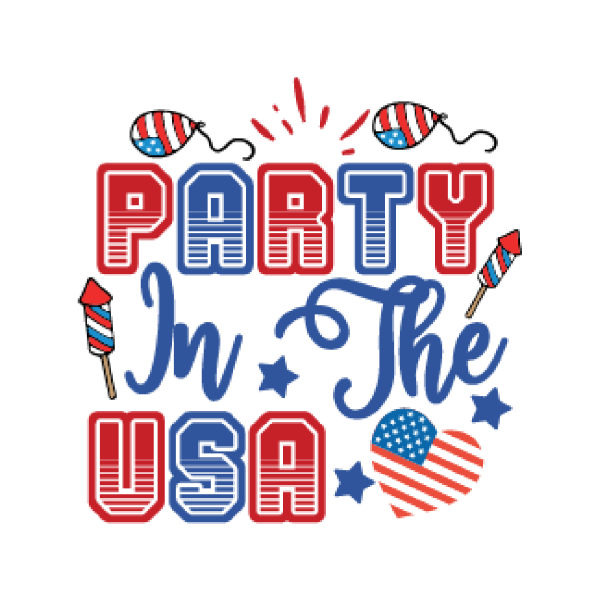 4th of July 48 — 4th of July sticker SVG cut file