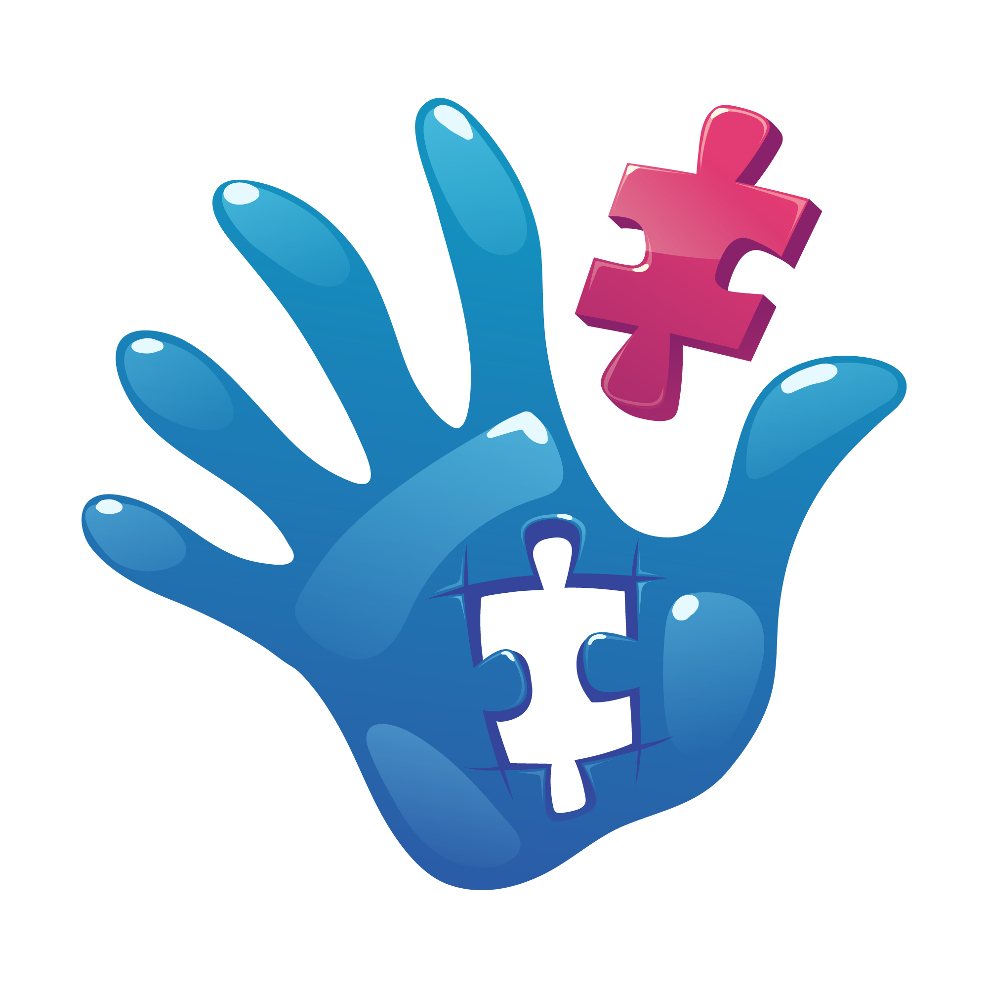 Autism stickers design