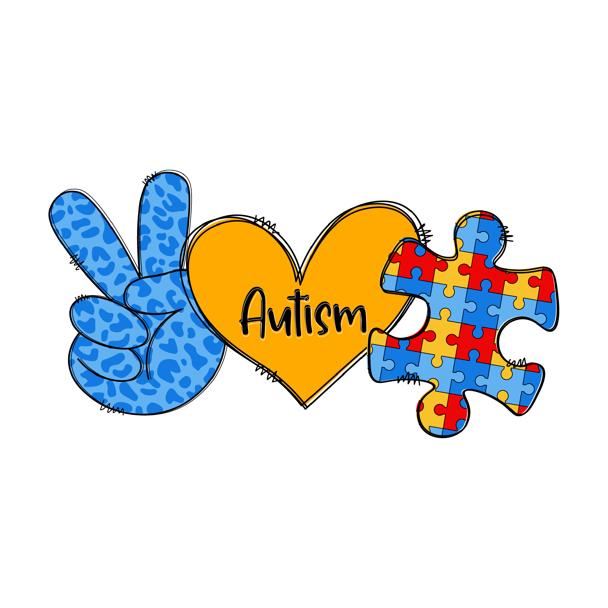 Autism 17 — Autism sticker SVG cut file