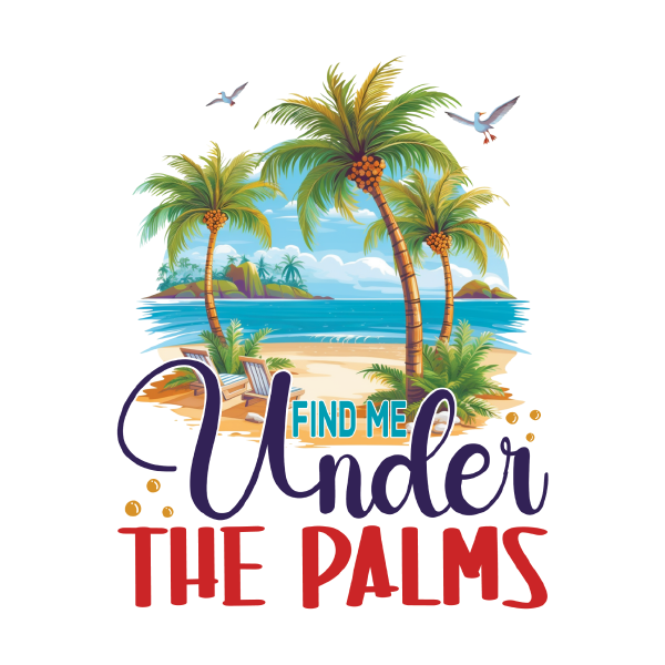 Beach 46 — Beach sticker SVG cut file