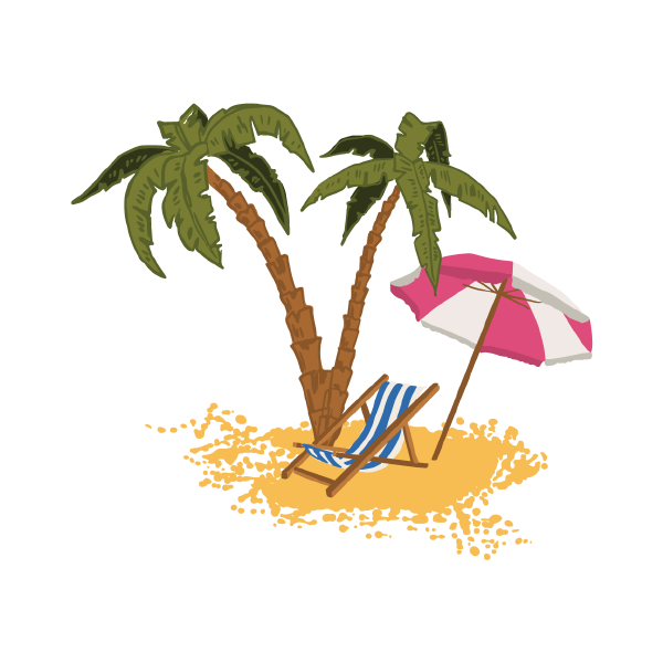 Beach 47 — Beach sticker SVG cut file