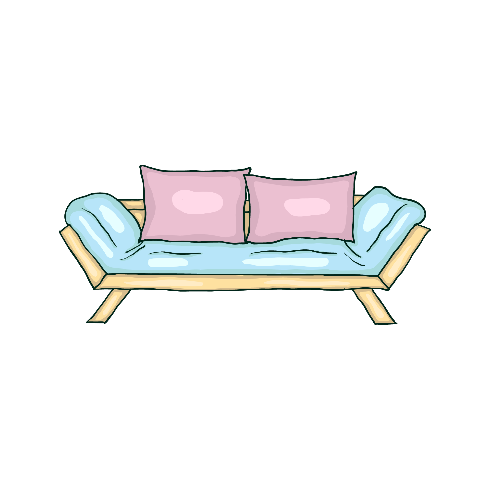 Bedroom stickers design