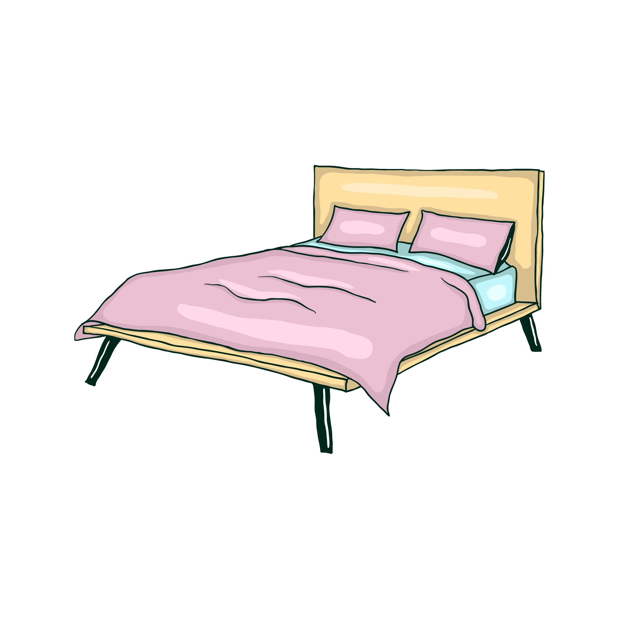 Bedroom 02 — Bedroom sticker SVG cut file