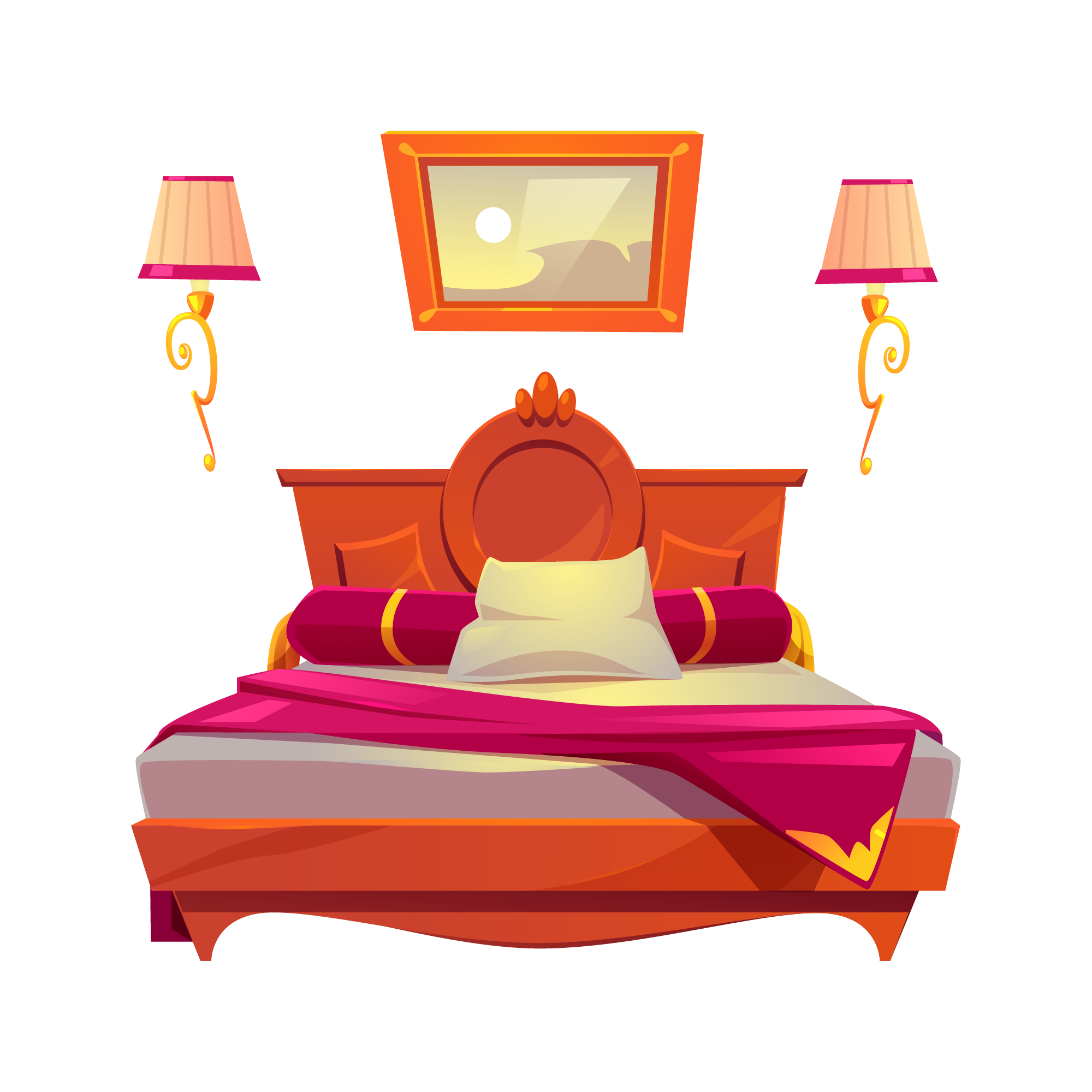 Bedroom 45 — Bedroom sticker SVG cut file