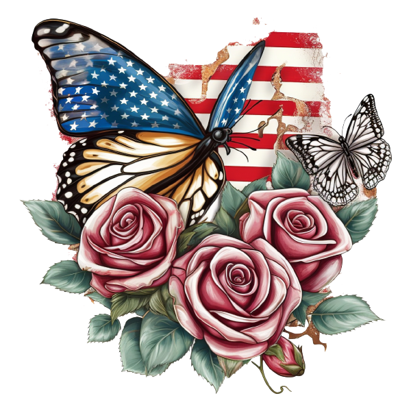 Butterfly stickers design