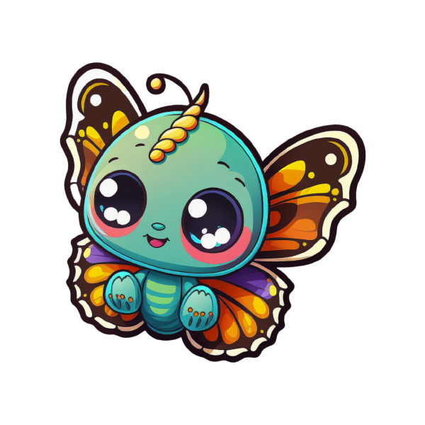 Butterfly 02 — Butterfly sticker SVG cut file