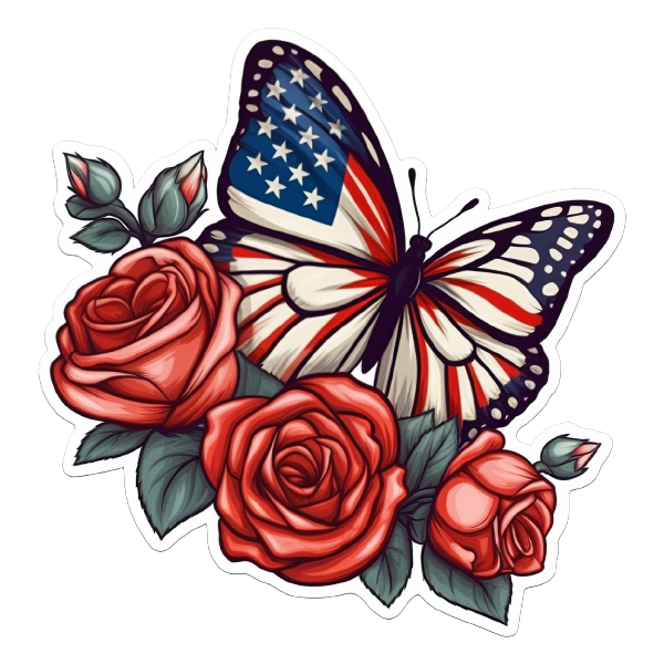 Butterfly 21 — Butterfly sticker SVG cut file