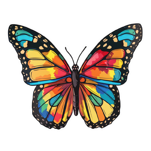 Butterfly 24 — Butterfly sticker SVG cut file