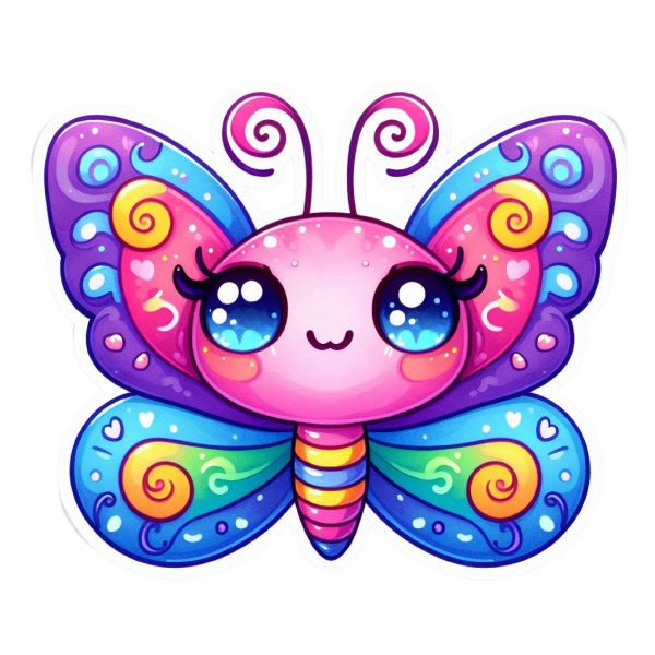 Butterfly 26 — Butterfly sticker SVG cut file