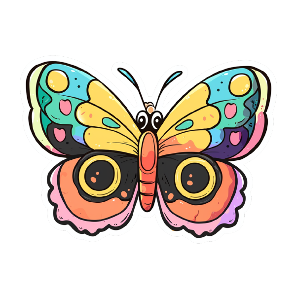 Butterfly 29 — Butterfly sticker SVG cut file
