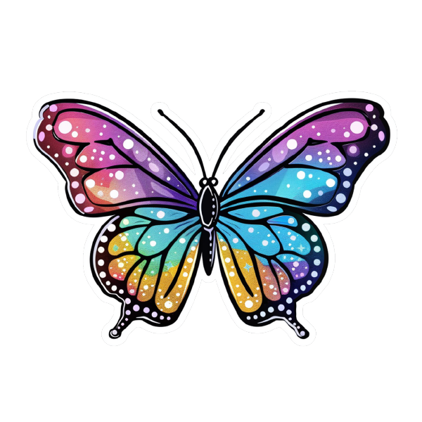 Butterfly 34 — Butterfly sticker SVG cut file